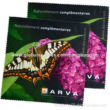 Microfiber lens cloth, reusable and washable
